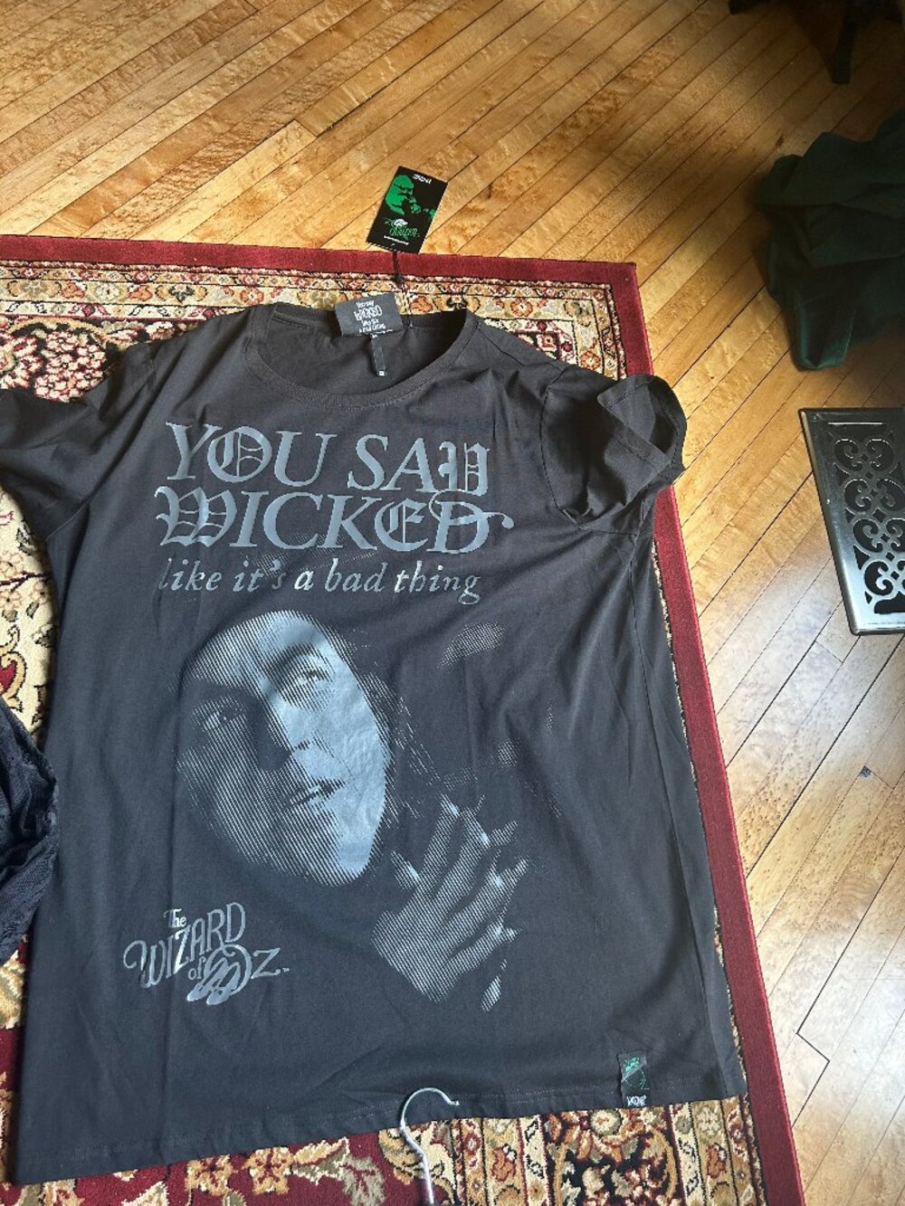 Killstar Wizard of Oz Wicked Graphic T-Shirt Black 4XL NWT “You Say Wicked”